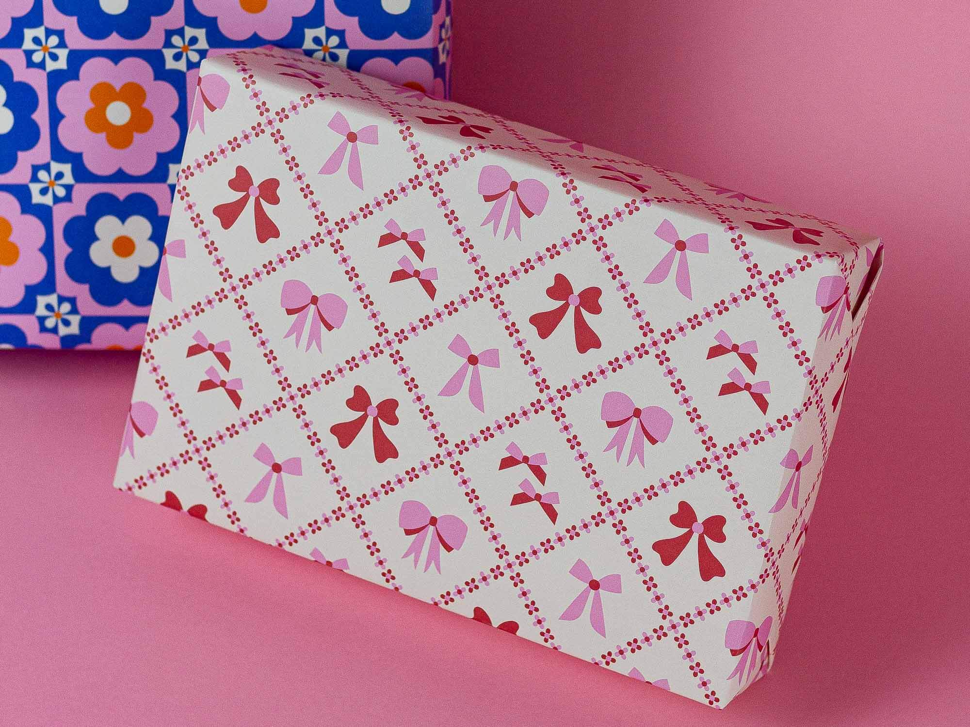 My Darlin' - Wholesale Flat Wrap - The Bow Show (Pink Edition) Holiday Wrapping Paper1