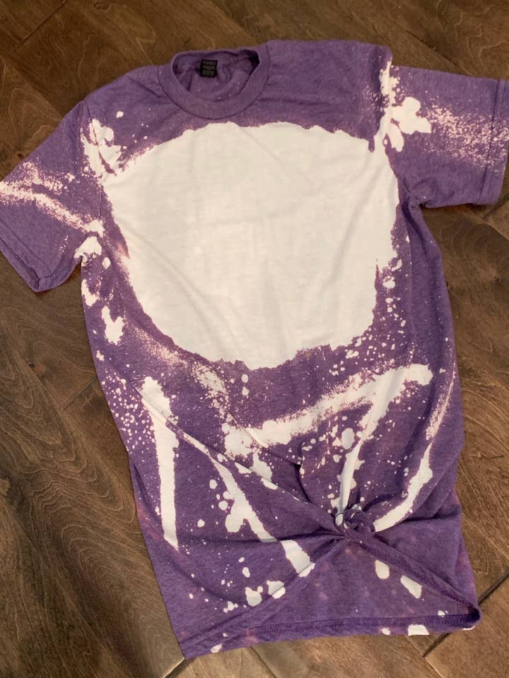 Bleached Blank Tee for wholesale by Studio 412