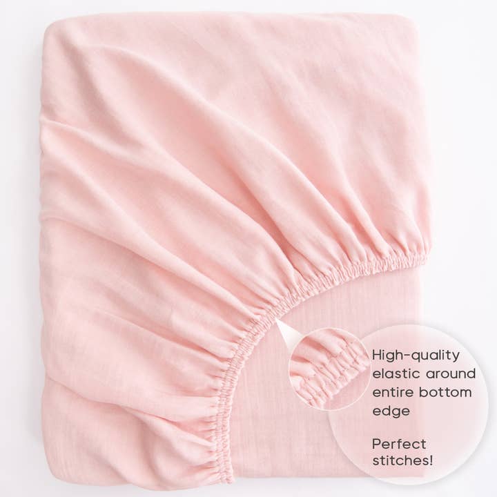 Barooga - Wholesale Cot/Crib Sheets - Muslin Crib Sheets for Boys and Girls, 28"x 52" + 9"20