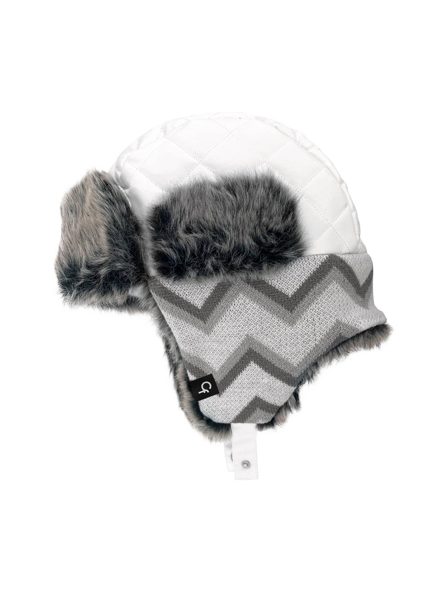 Grand Sierra - Wholesale Trapper/Bomber Hat - Women's - Quilted Trapper with Faux Fur Trim2