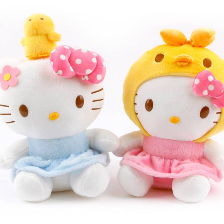 Sanrio Hello Kitty Limited Little Chick Theme Deco Plush for wholesale by K-Wonderland