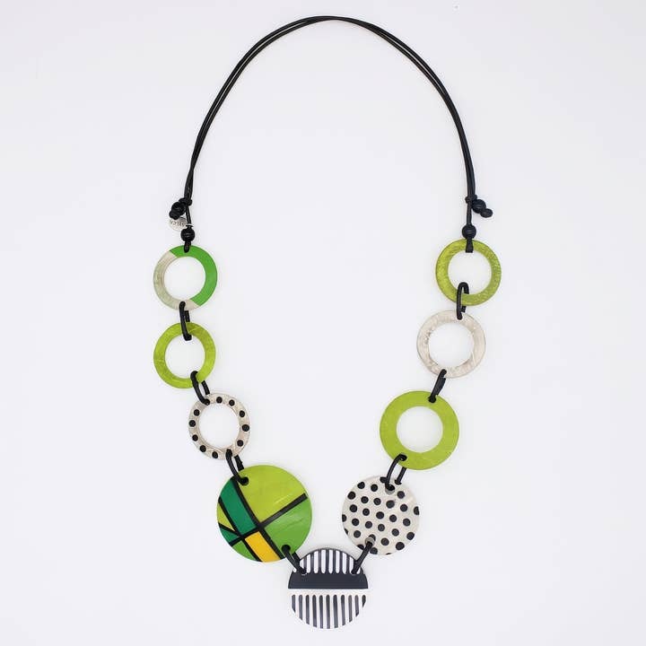 Grön Bree Länk Halsband för wholesale av Sylca Designs