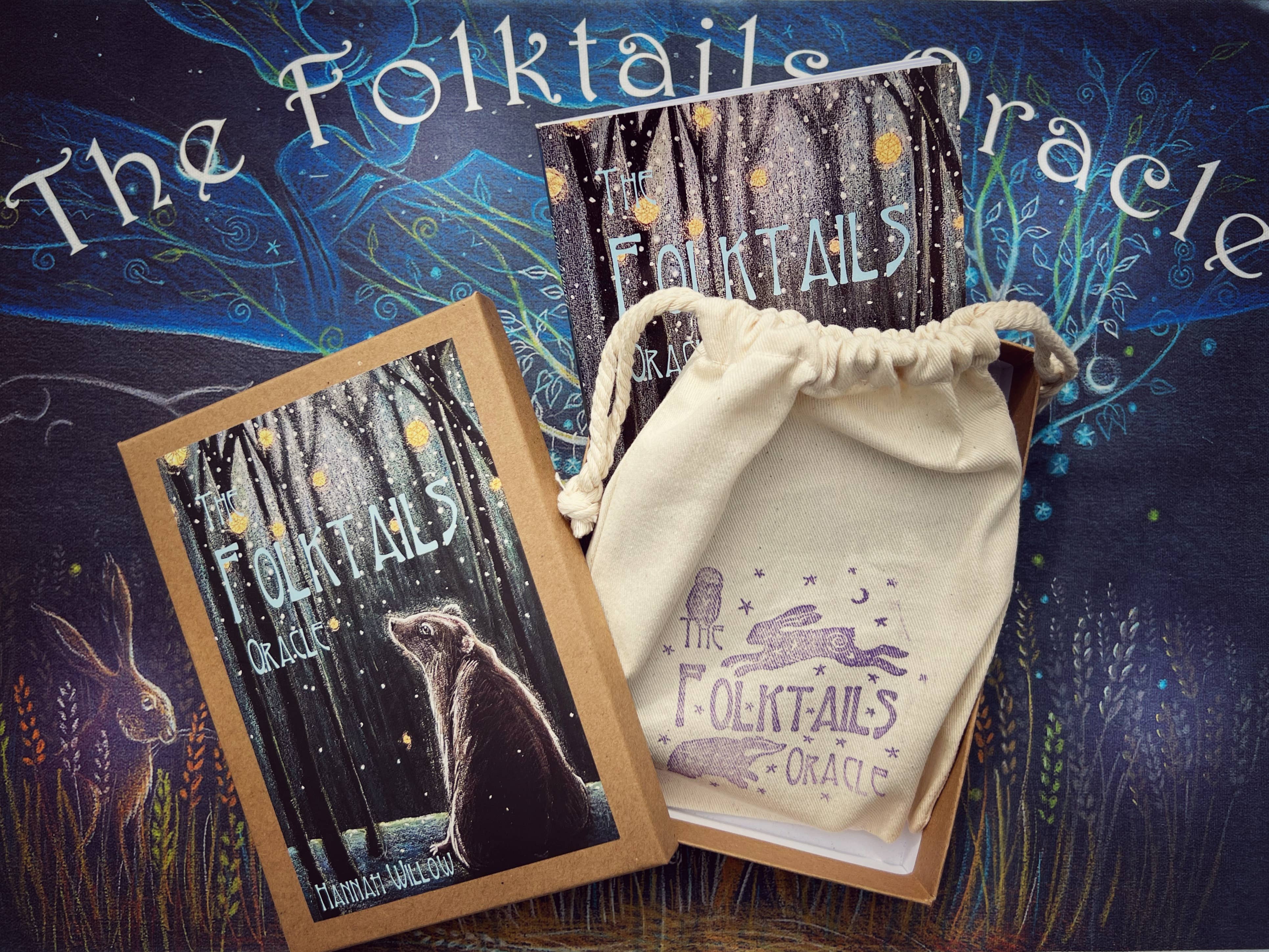 Hannah Willow Art - Wholesale Tarot Cards - The Folktails Oracle deck, Special black box edition1