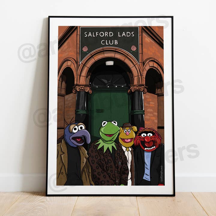 Muppets Salford Lads Club // The Smiths Inspired for wholesale by ArtyBurgers