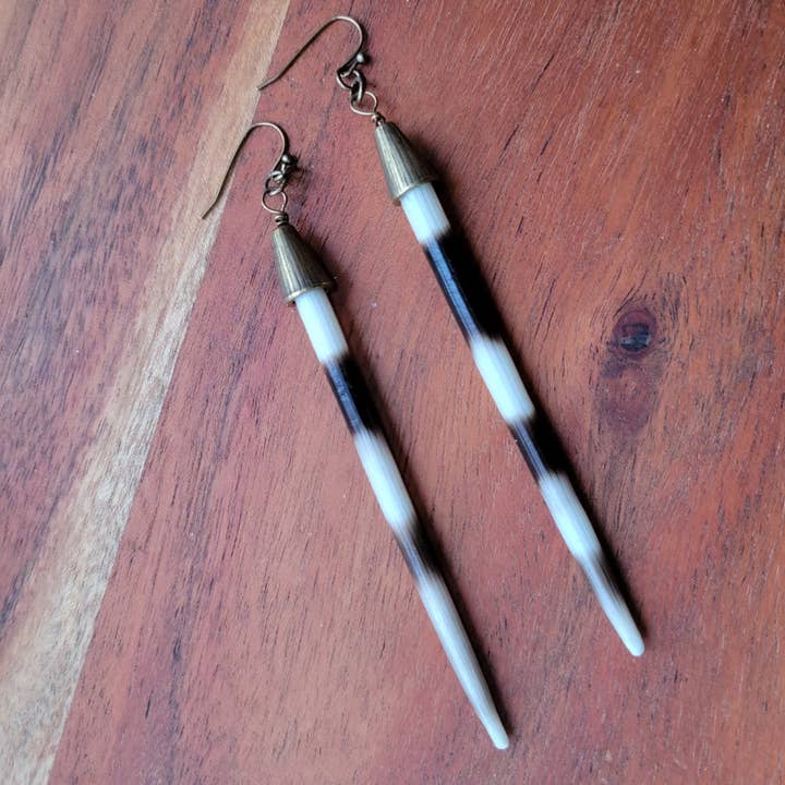 Gem Lounge Jewelry - Wholesale Dangle Earrings - Porcupine Quill Earrings5