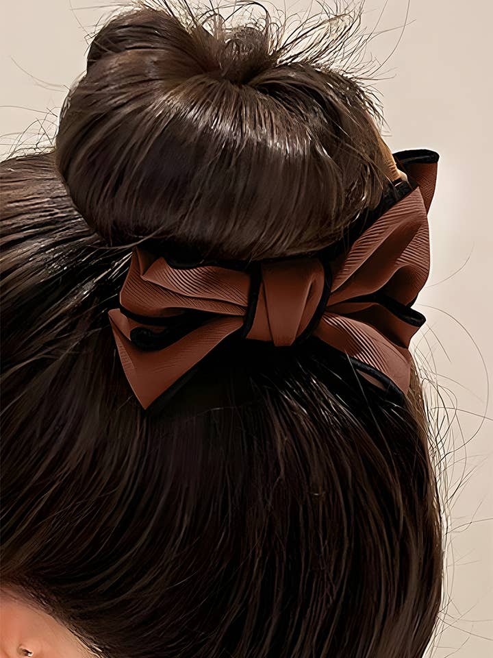 Double Bow Decor Girlish Hair Claw Clip for wholesale by 1 the Woman