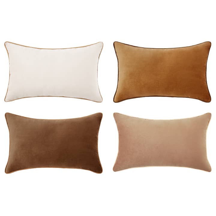 Monday Moose - Wholesale Throw/Decorative Pillow - Monteverde Pillow Covers (4-Pack) - Brown/Beige