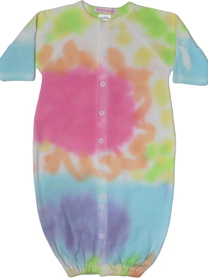 Robe de conversion Tie Dye pour bĂ©bĂ© - Izzy pour la vente par đ€Baby Steps and Mish Kids