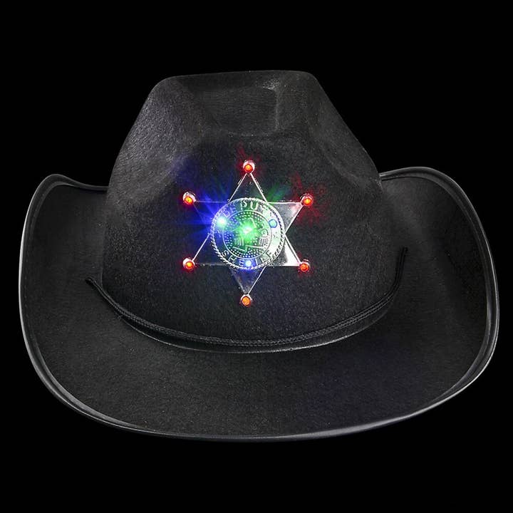 HALLEE - Wholesale Cowboy Hat - Unisex - Light-Up Cowboy Hat In Bulk2