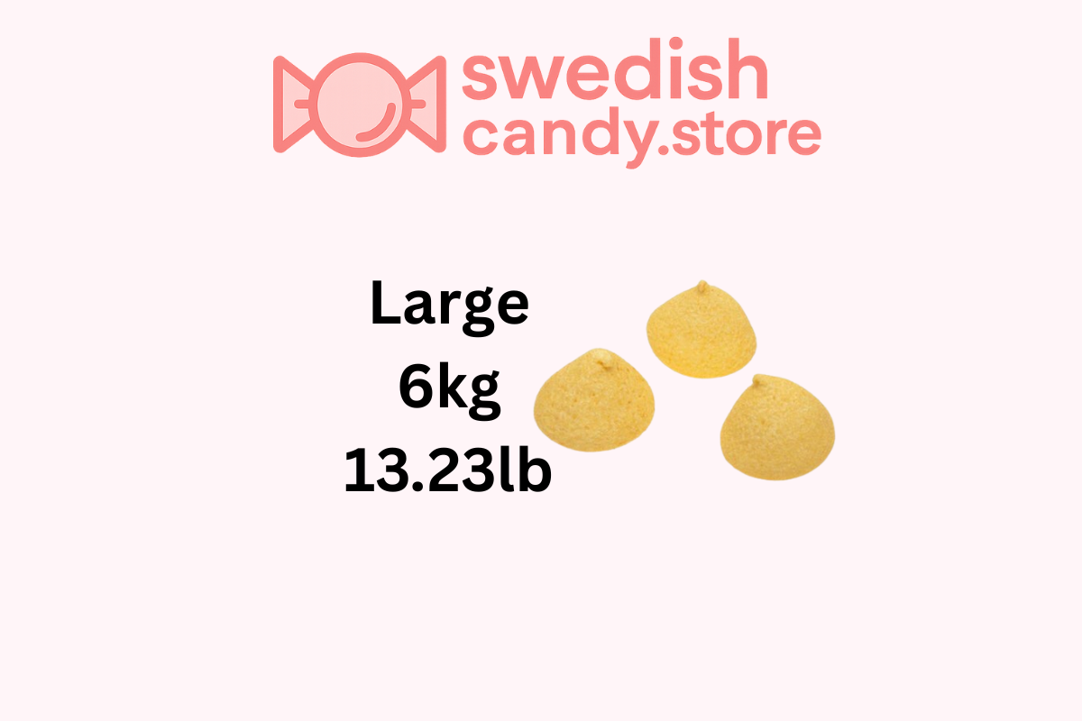 Swedish Candy.Store - Swedish Candy – wholesale Gummy – Top Mallow Orange – Fluffy & Fruity 1kg/2.20lbs2