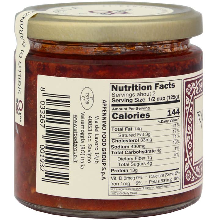 M5 Corporation - Wholesale Sauce - Ragu Bolognese Meat Sauce - 7.05oz (200gm)1