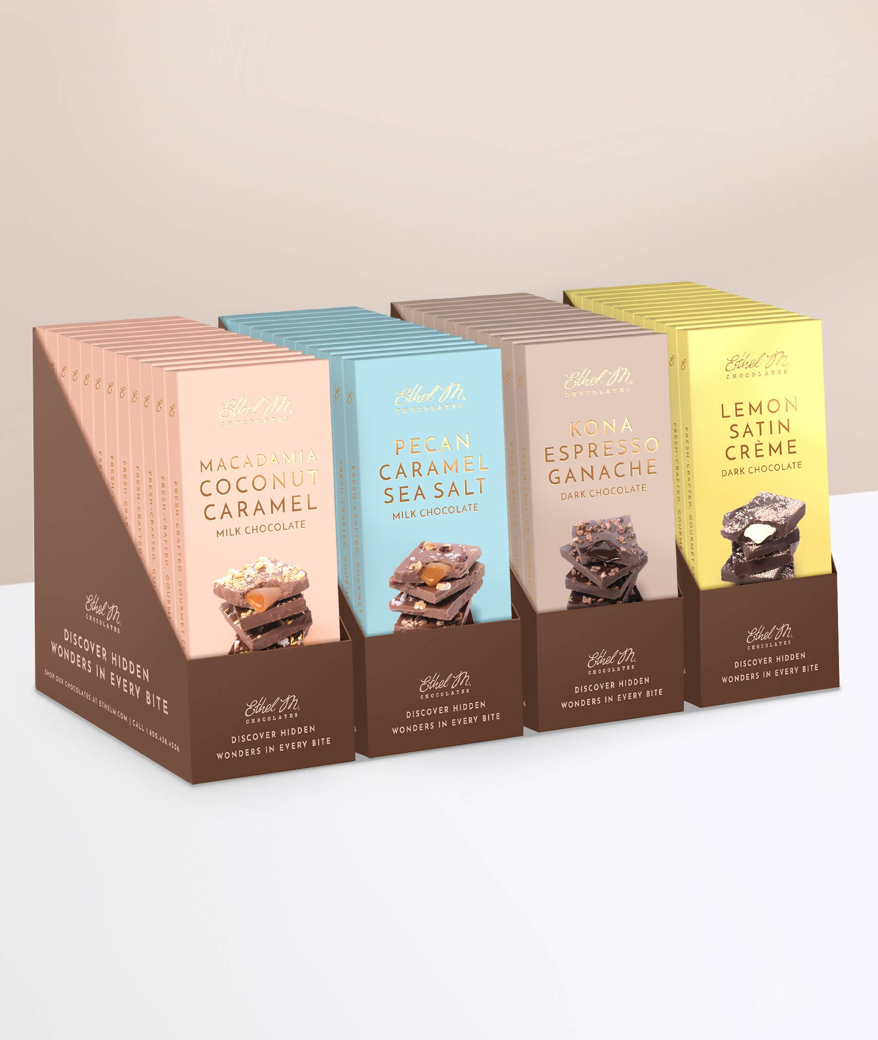 Ethel M Chocolates - Wholesale Chocolate Bar - GOURMET LEMON SATIN CRÈME DARK CHOCOLATE TABLET BAR7