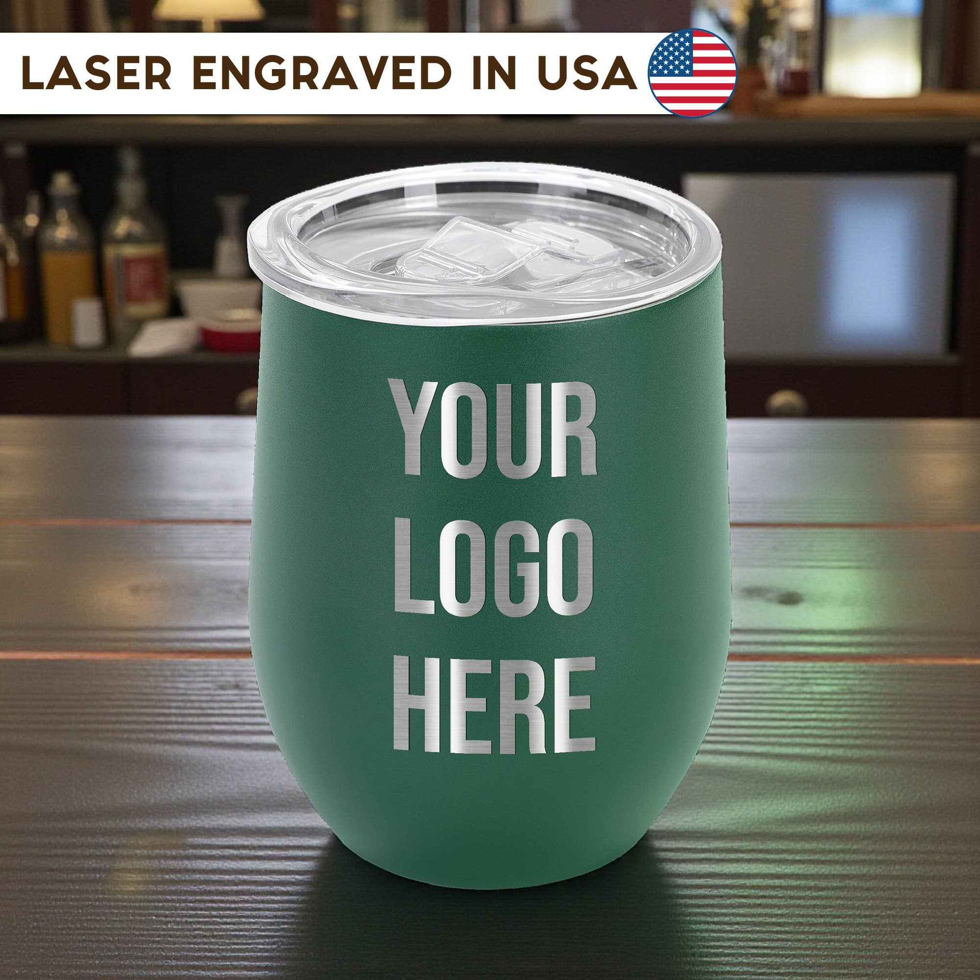 Engrave My Memories - Vendita all'ingrosso Bicchiere/tazza termica - Bicchiere da vino personalizzato con logo inciso su misura 12oz5