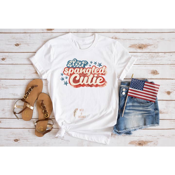 Star Spangled Cutie Shirt for wholesale by Wild & Untamed Designs