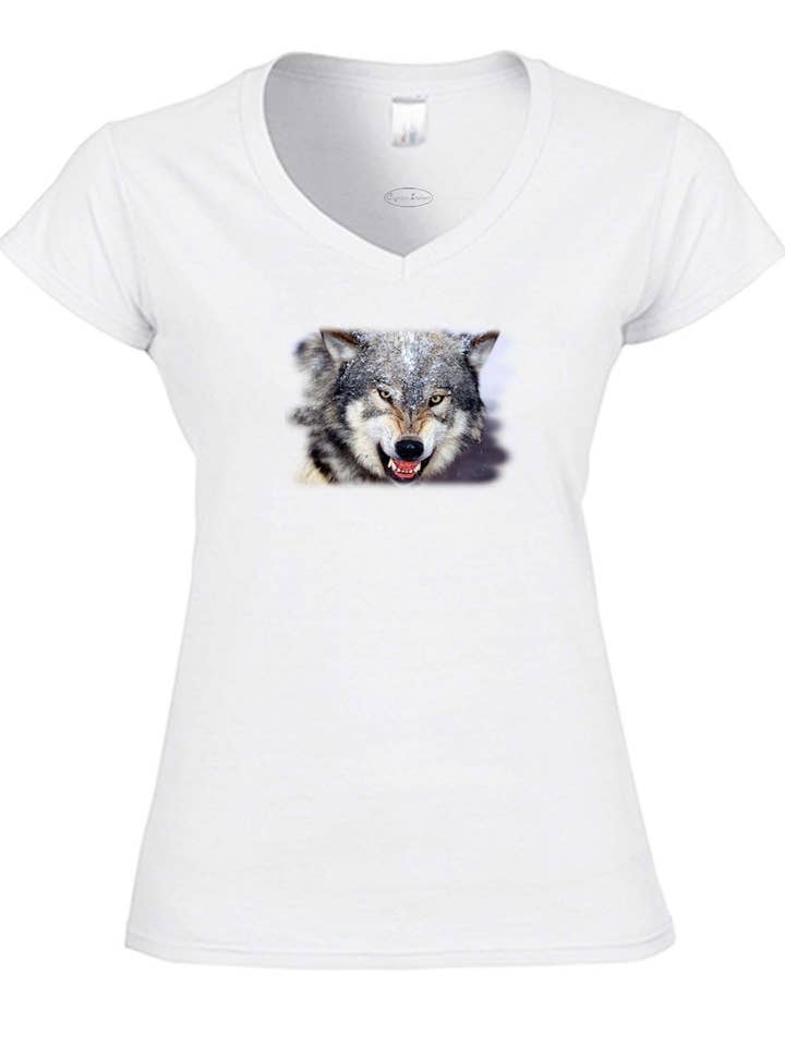 DB GROUP SRL - Wholesale Screen Printed T-Shirt - Women's - Women's short sleeve V-neck T-shirt in slub fabric9