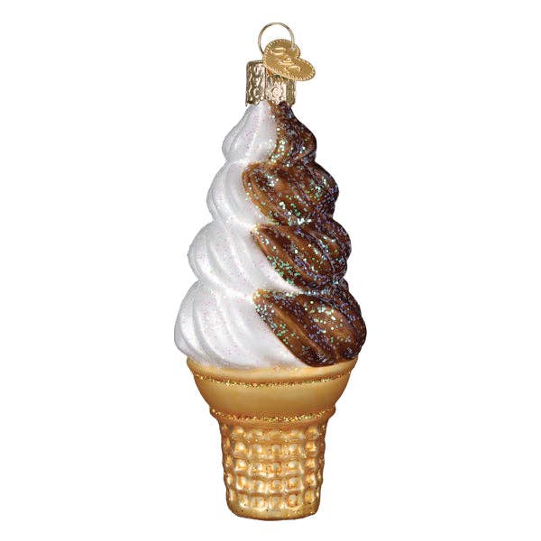 Old World Christmas - Wholesale Ornament - Chocolate Swirl Soft Serve Ornament1