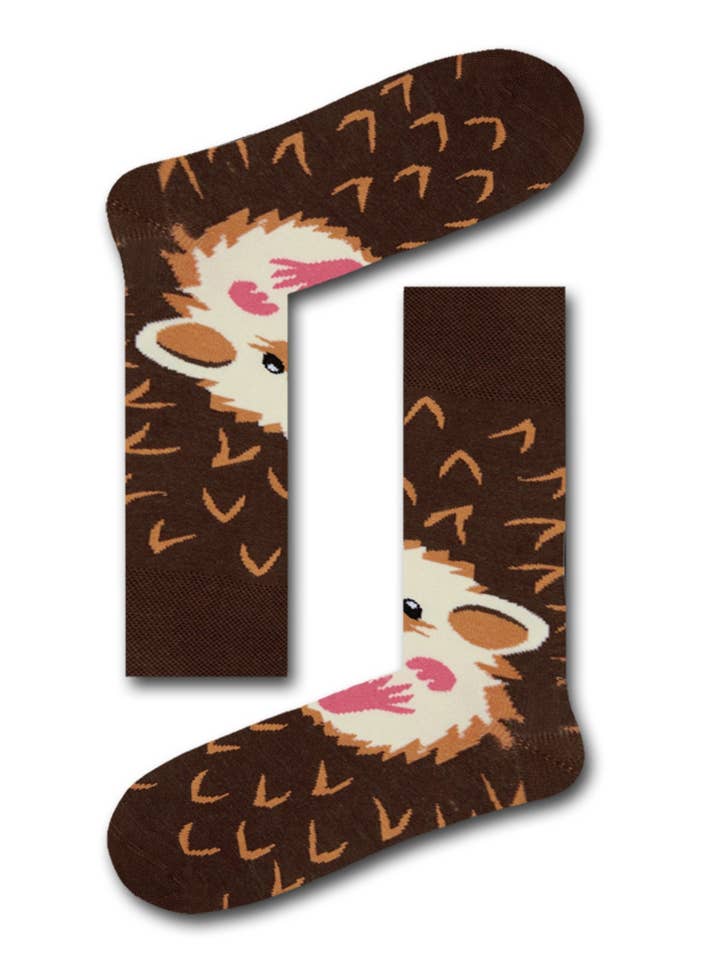 Hedgehog Socks/Unisex Socks/Socks for wholesale by Socksbros LTD