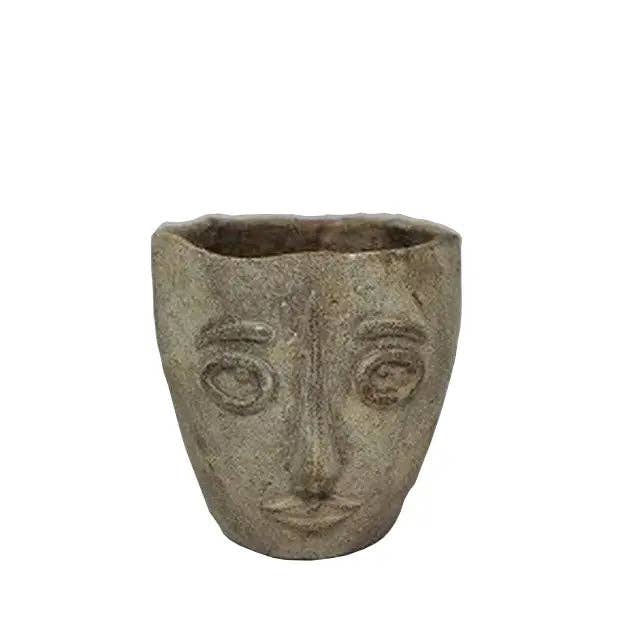Vagabond Vintage - Wholesale Plant Pot - Picasso Cement Planter4