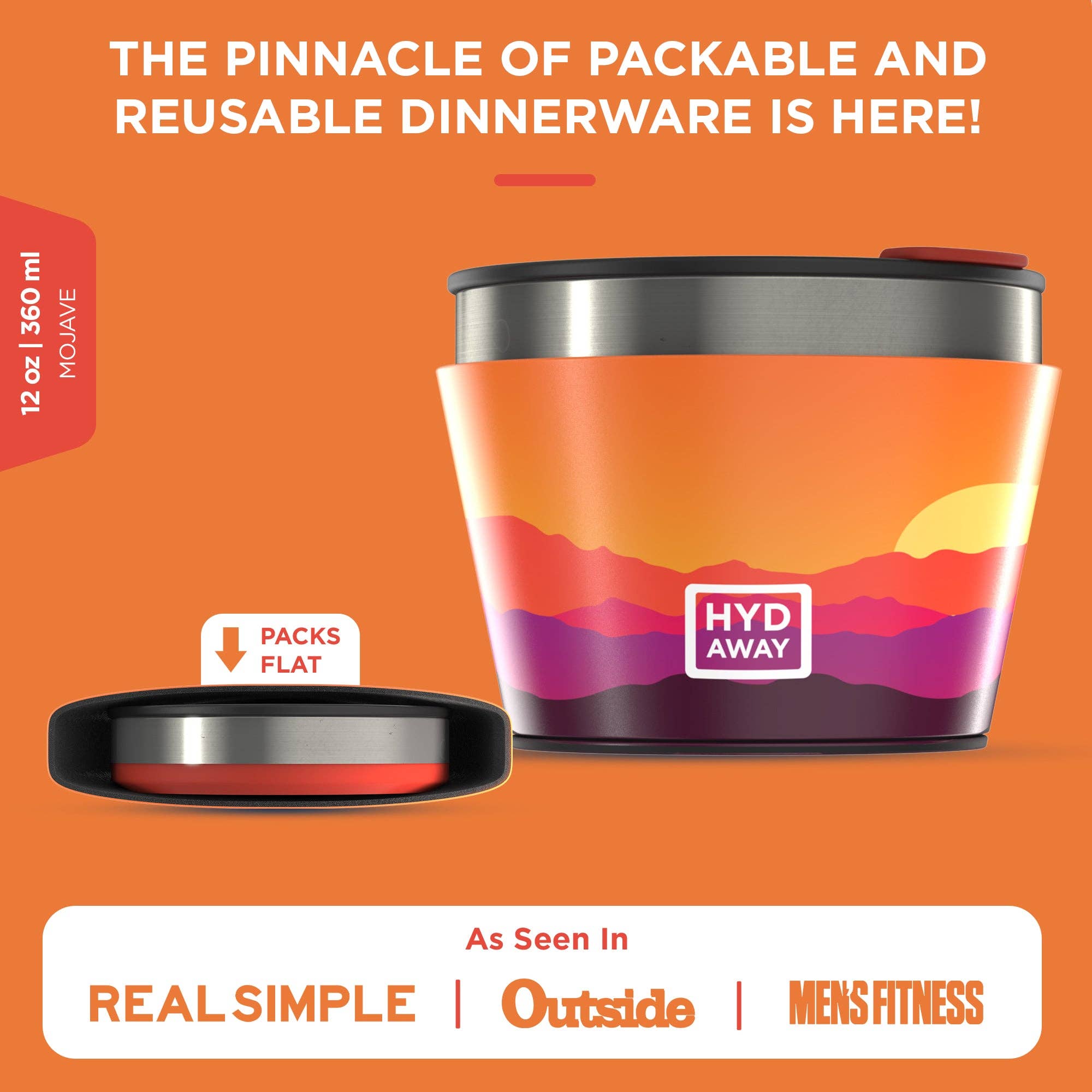 HYDAWAY – Tigela por atacado – Tigela isolada dobrável | 360 ml (1,5 xícara)17