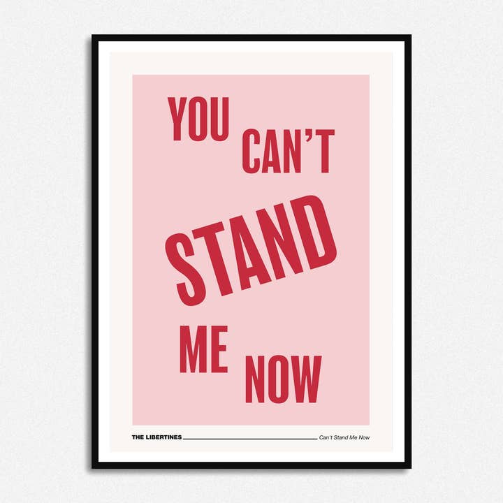Can't Stand Me Now Print for wholesale by HollieGraphik