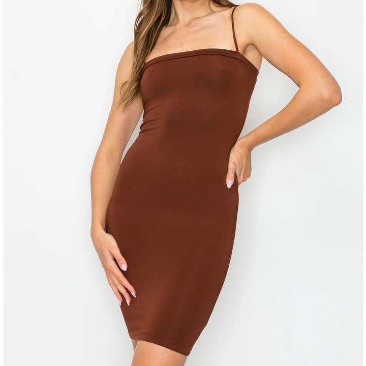 Vestido ajustado con tubo elástico en 4 direcciones CAYENNE D1004CY para venta al por mayor de Makers of Dreams