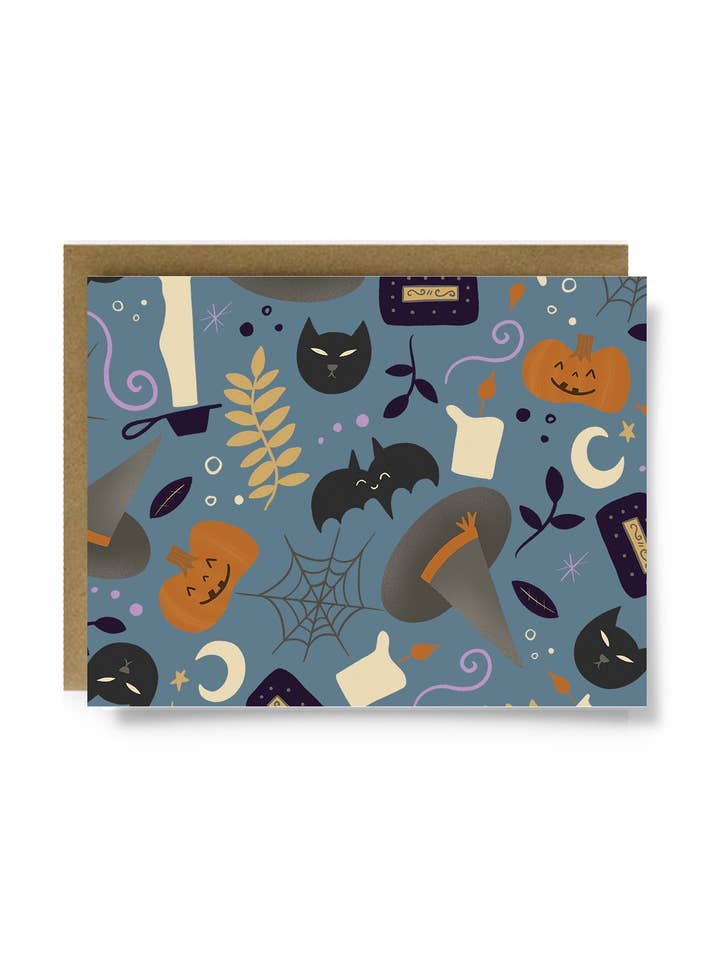 Halloween-Glückwunschkarte für den Großhandel von StephKay Designs