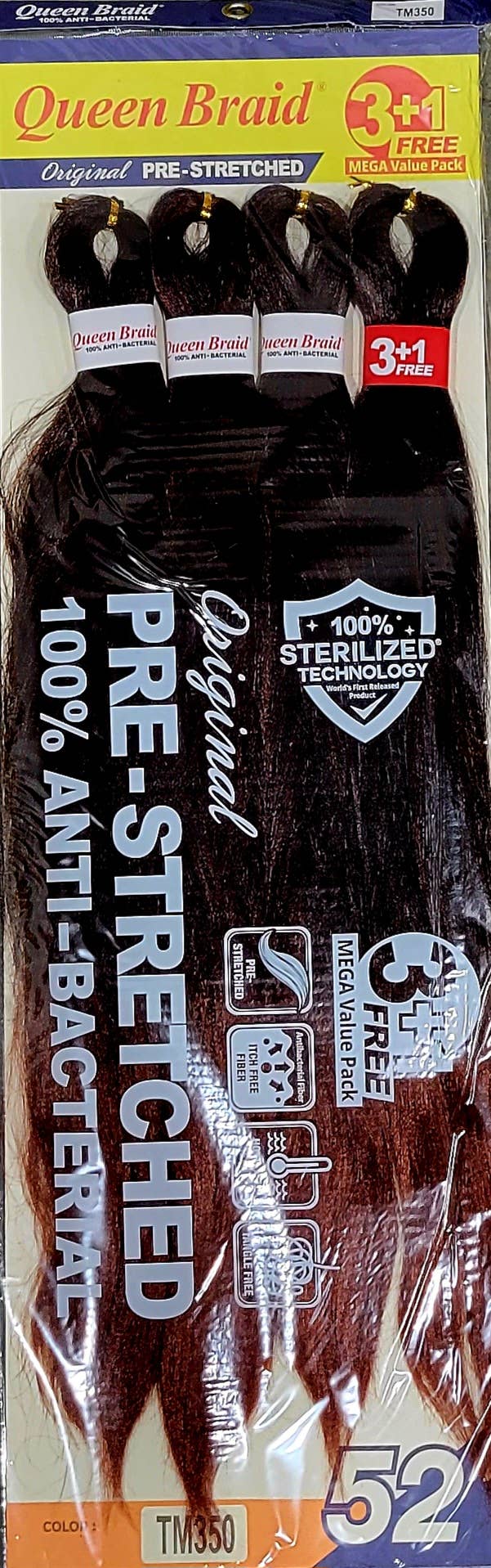 AEsthetic - Vente Extensions de cheveux - Mega pack QUEEN BRAID 3 + 1 pour extensions de cheveux6