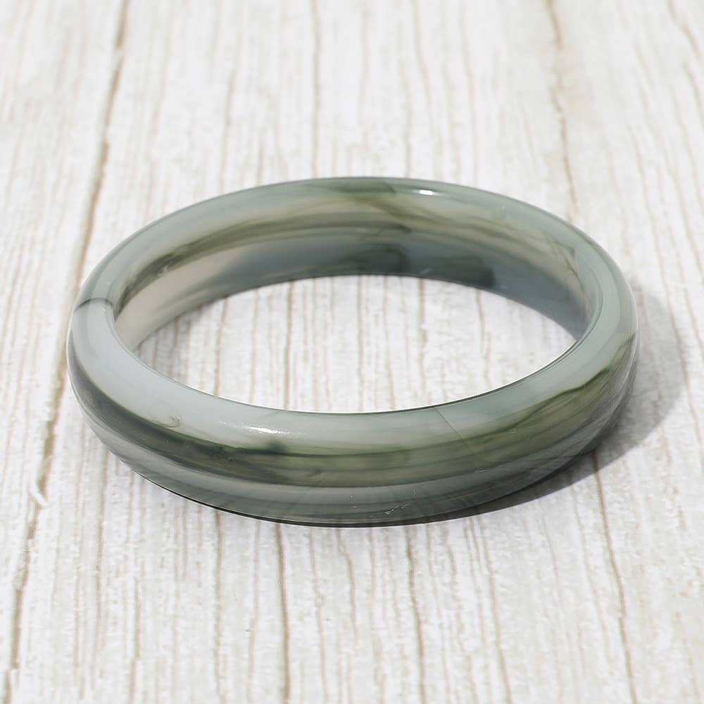 Sensibling Corp. – Engroshandel Armbånd – Chunky marmoreret resin rund armbåndsarmbånd5