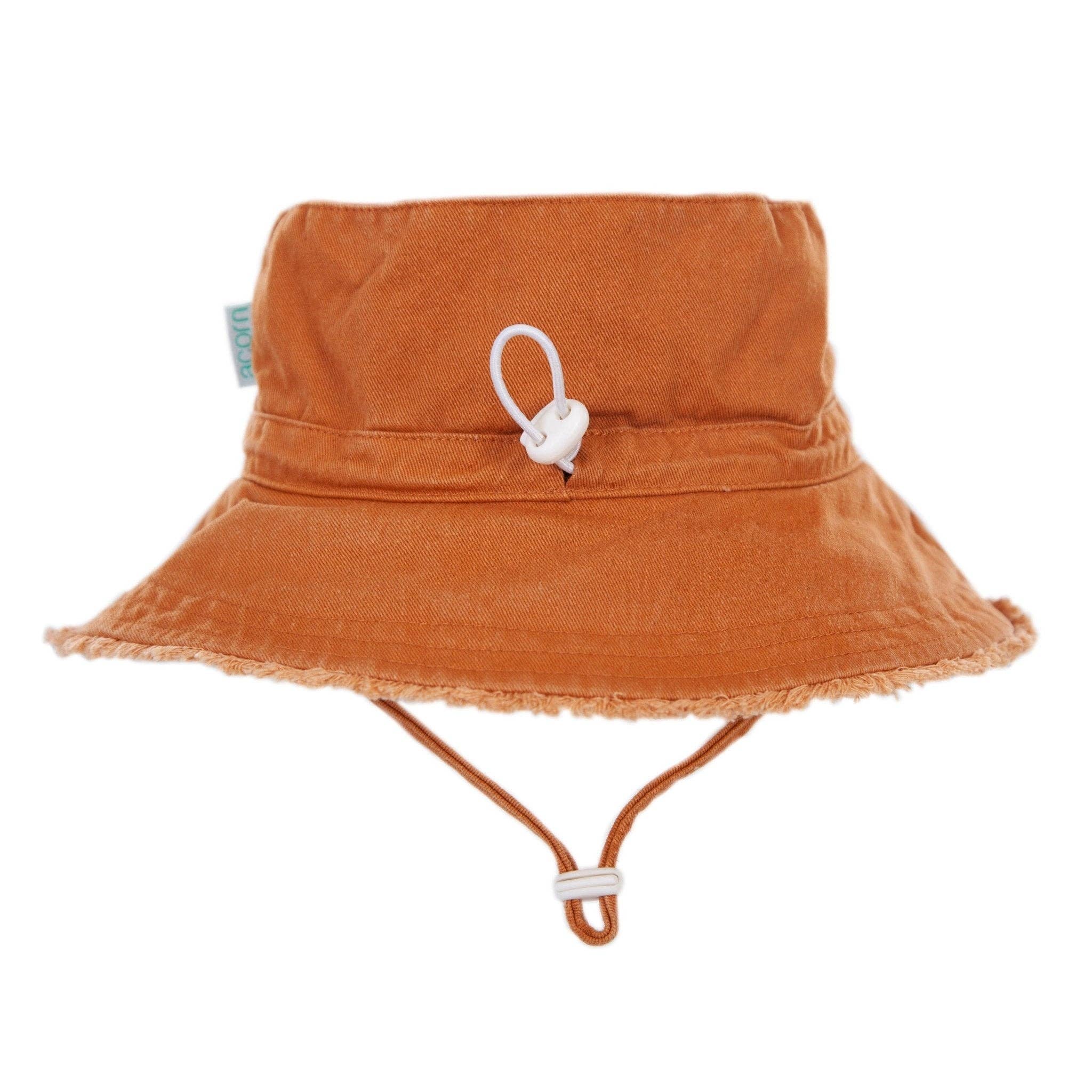 Acorn Kids - Wholesale Bucket Hat - Kids - Chestnut Frayed Bucket Hat1
