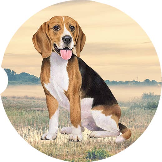 E&S Pets - Vente Sous-verre pour voiture – unisexe - Dessous de verre de voiture Beagle0