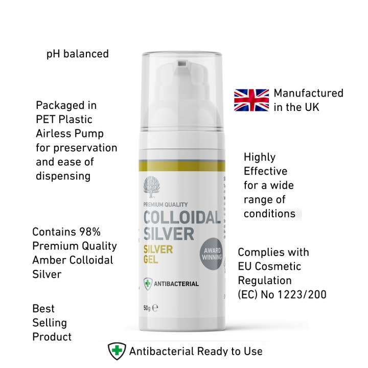 Natures Greatest Secret - Wholesale Hand Sanitizer - Colloidal Silver Multi-Purpose Antibacterial Gel – 50ml