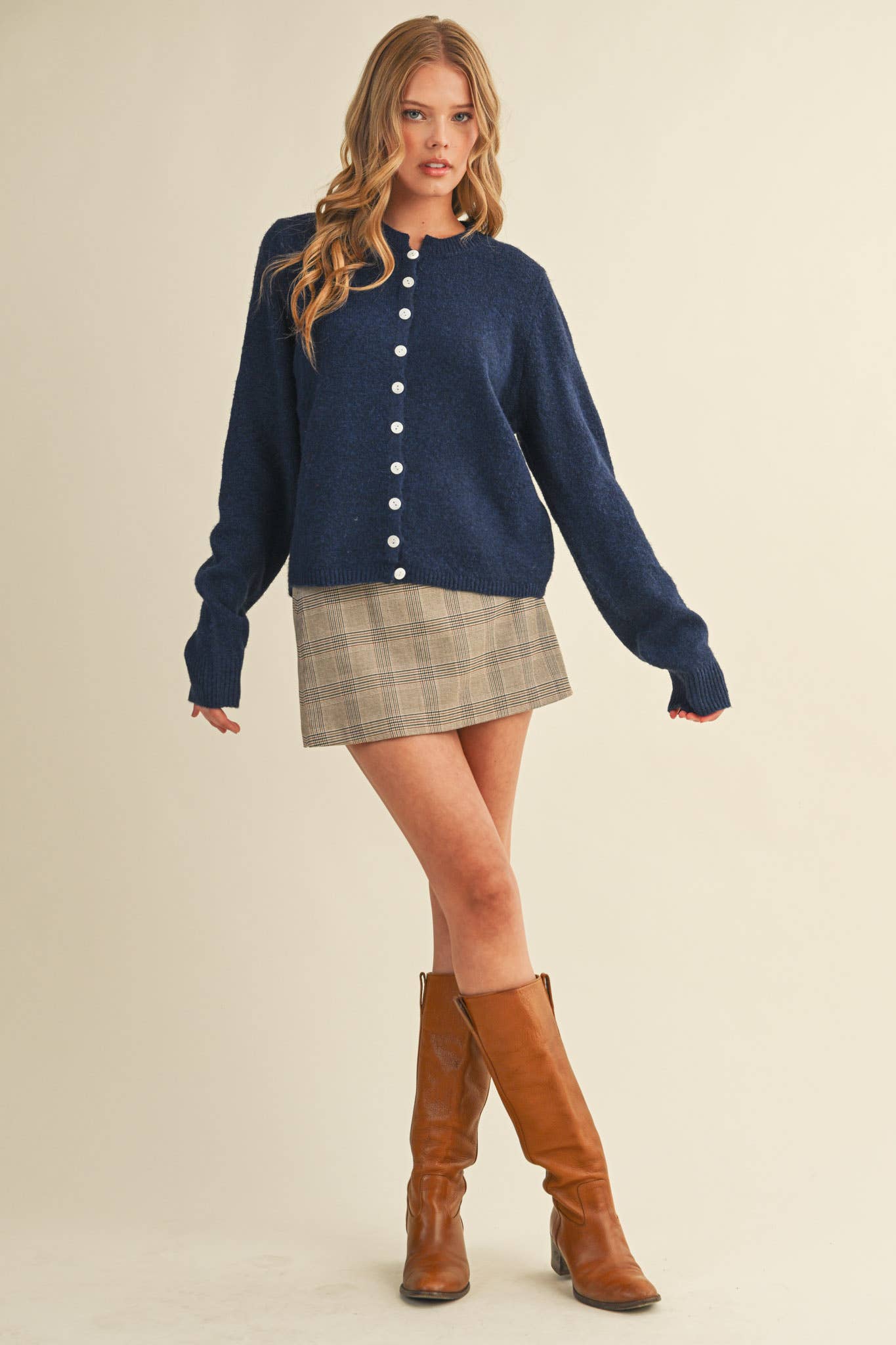 &MERCI - Wholesale Cardigan - Women's - MARLED KNIT SWEATER CARDIGAN MSW1124823