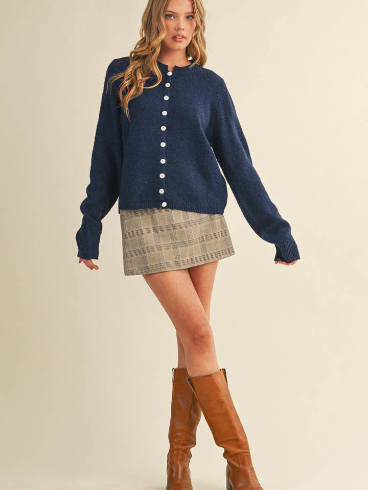 &MERCI - Wholesale Cardigan - Women's - MARLED KNIT SWEATER CARDIGAN MSW1124823