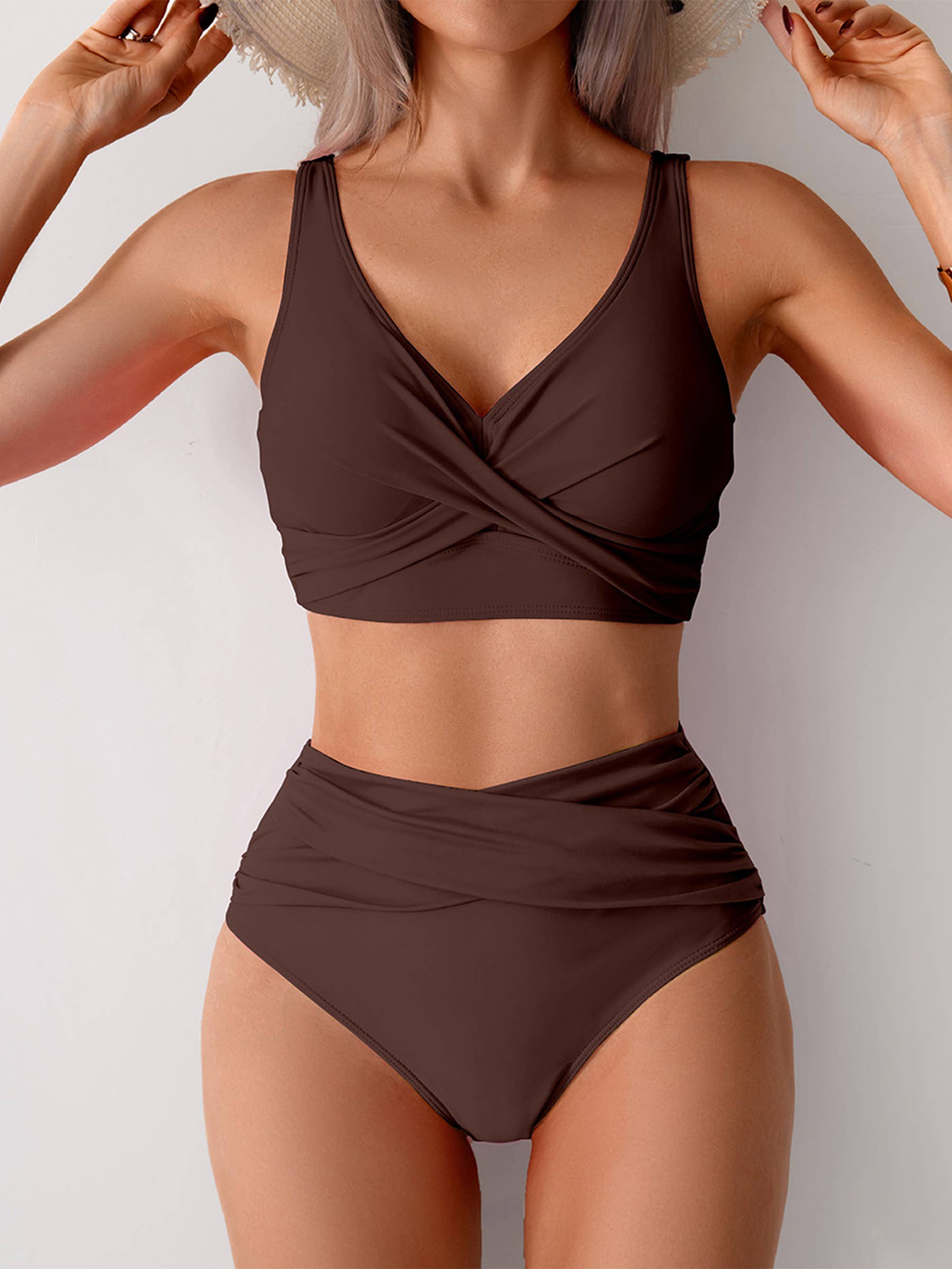 Wholesalesir - Vente Maillot de bain deux-pièces – femme - Maillot de bain fendu sexy3