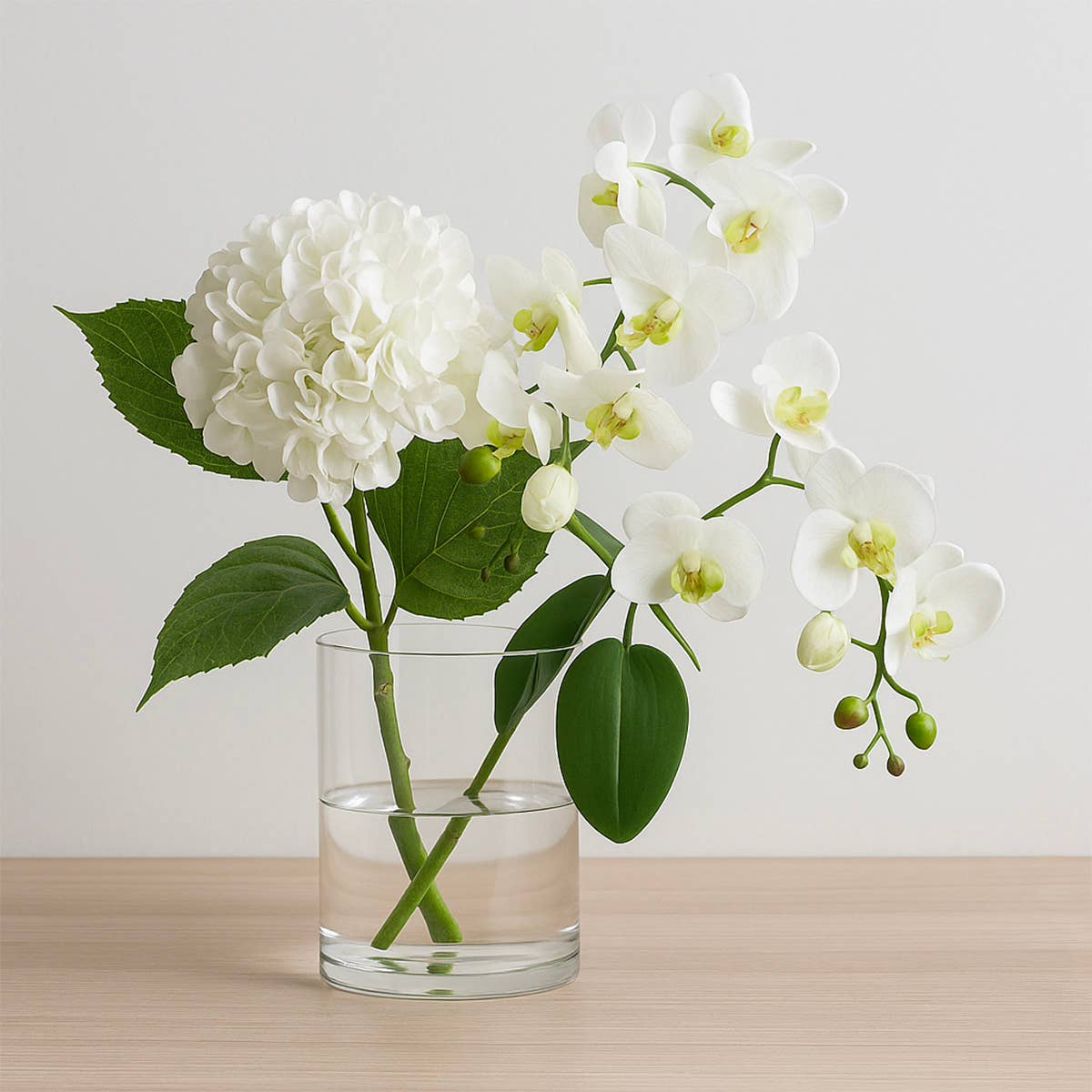 AULICA – wholesale Konstgjorda blommor – Dekorativ vit orkidé, höjd 100 cm1