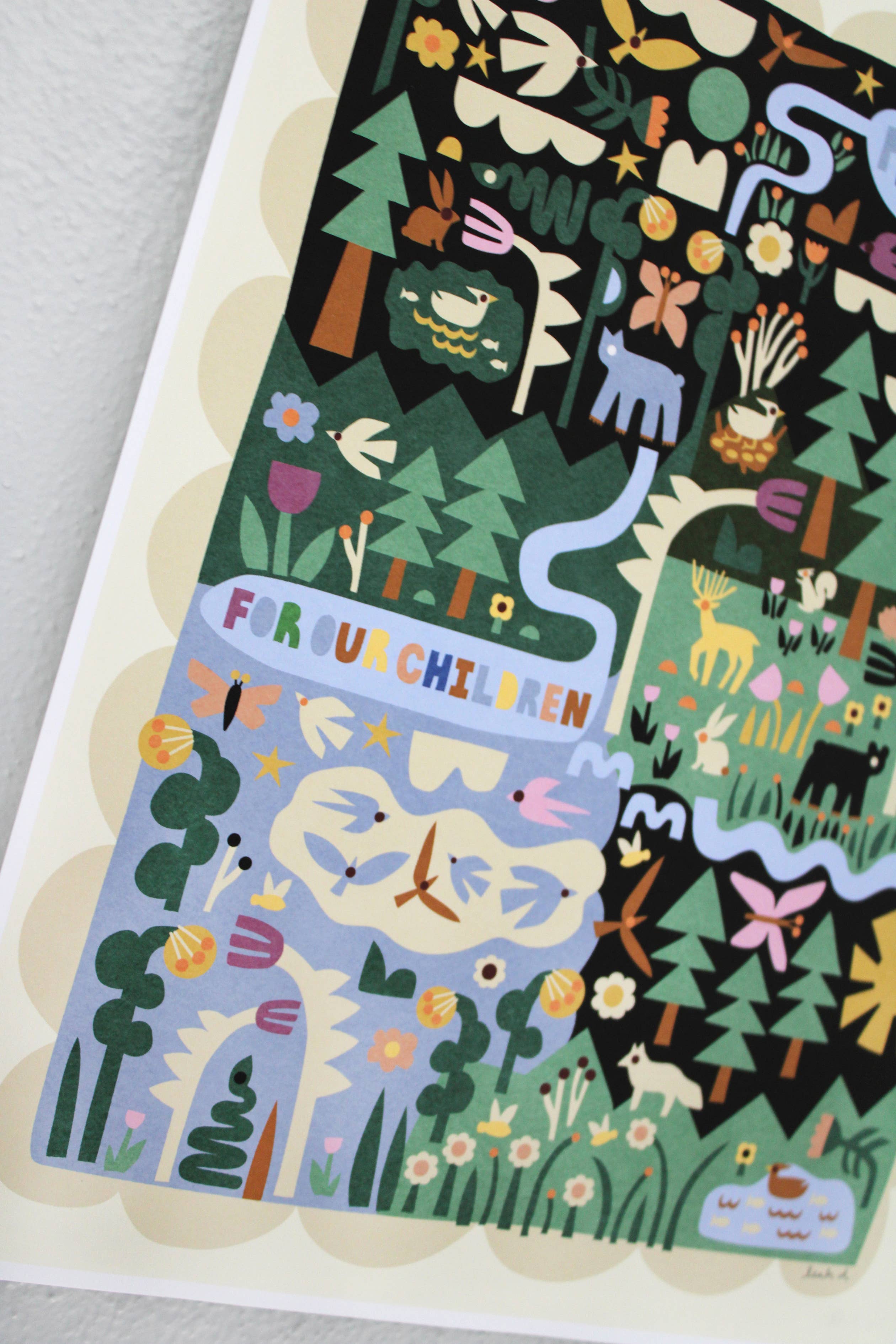 Leah Duncan - Wholesale Art Print - Protect Our Forests Print2