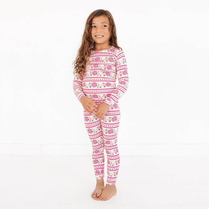 Pomegranate Soiree Bamboo Toddler Pajama for wholesale by Motette