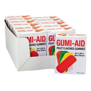 I Got Your Candy - Wholesale Gummy - Gumi Aid Gummy Band-Aids 3oz - 12ct