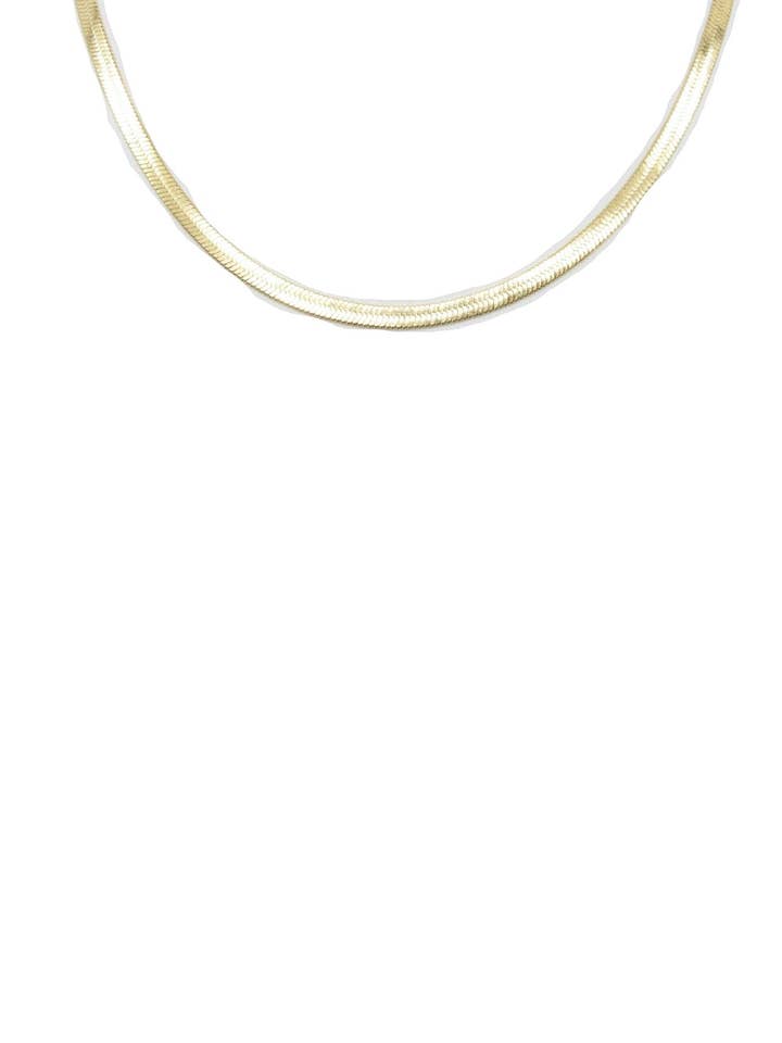 Halsketting met slangenketting - 3 mm voor wholesale door A Blonde and Her Bag