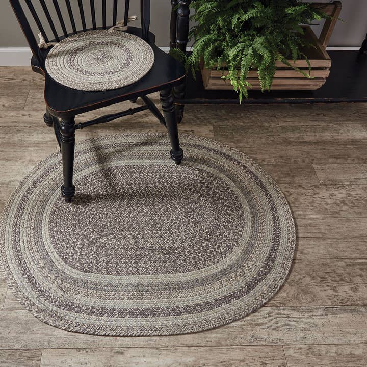 Hartwick Braided Oval Rug - 32" x 42" for wholesale by Park Designs