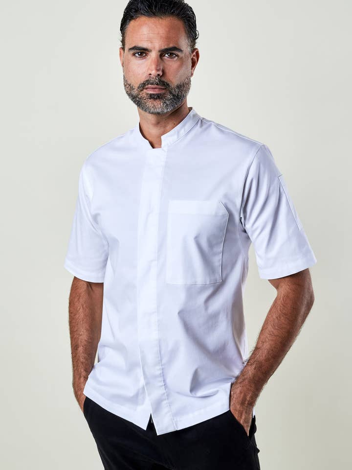 Casaco de Chef Greyson - Sarja Fina - Unissexo por atacado de BlueCut