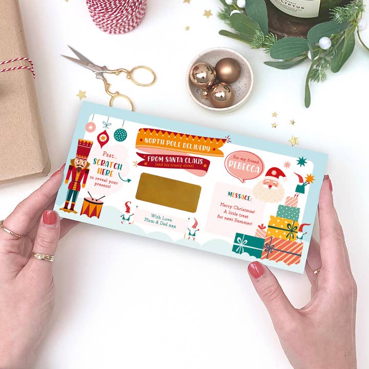 Rodo Creative - Wholesale Christmas card - Santa’s North Pole Delivery Ticket 1