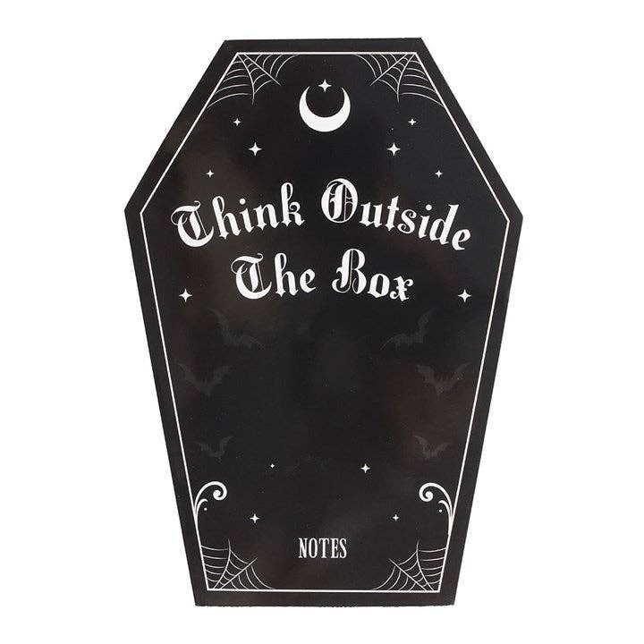 Something Different Wholesale - Wholesale Notebook - Gothic Coffin Shaped Notebook1