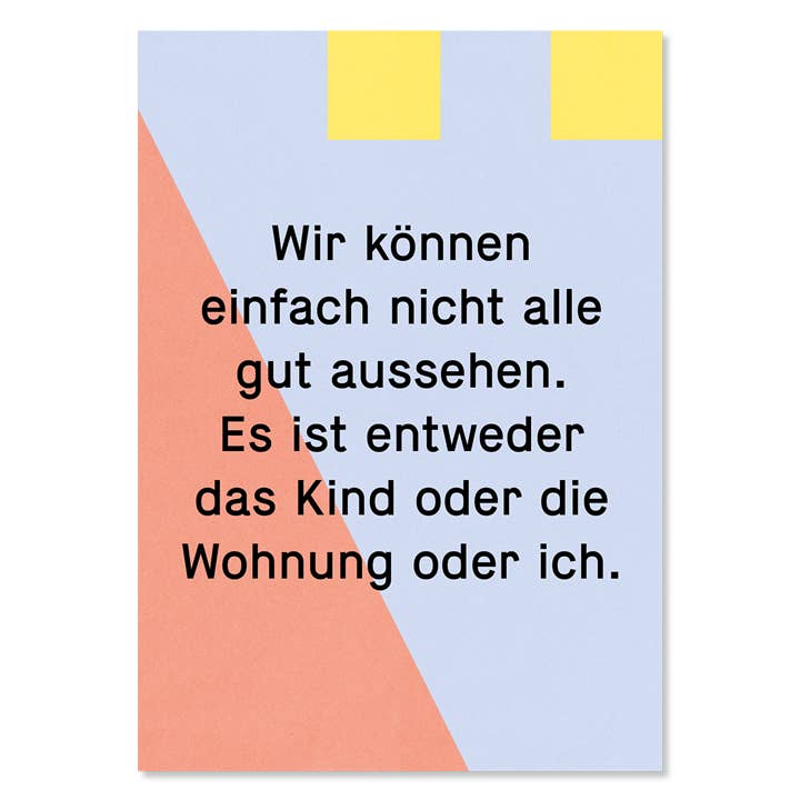 Kleine Prints - Wholesale Postcard - Postcard saying look good