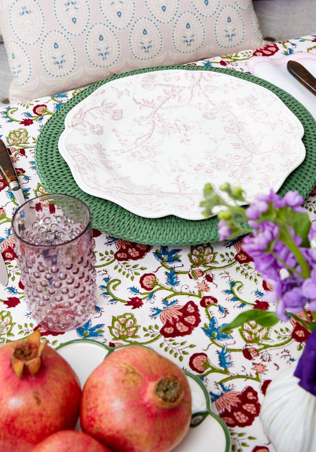 Madame Smart Ltd - Wholesale Charger Plate - Harbour Island Round Rattan Charger Green  - Set of 44