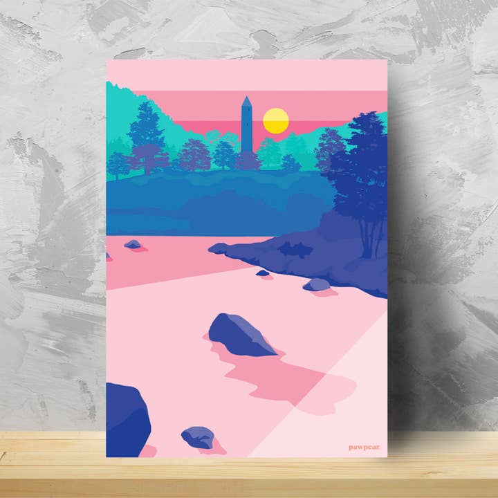 Glendalough Print for wholesale by Pawpear