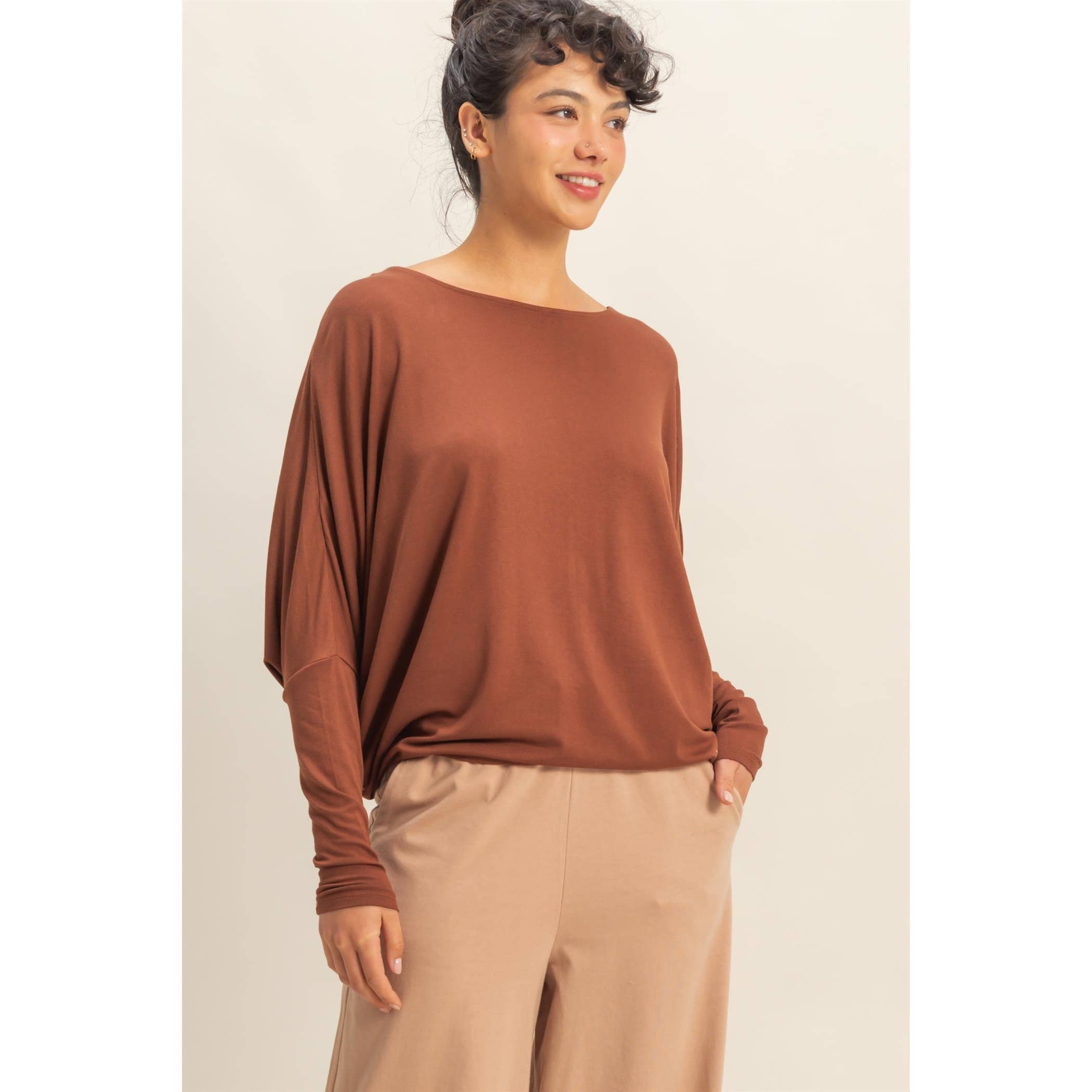 HYFVE – wholesale Stickad topp - Dam – Dolman Långärmad Topp10