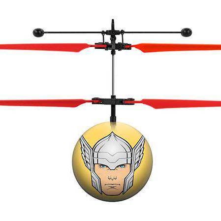 World Tech Toys - Wholesale Toy Plane - Kids - Marvel Avengers Thor IR UFO Ball Helicopter