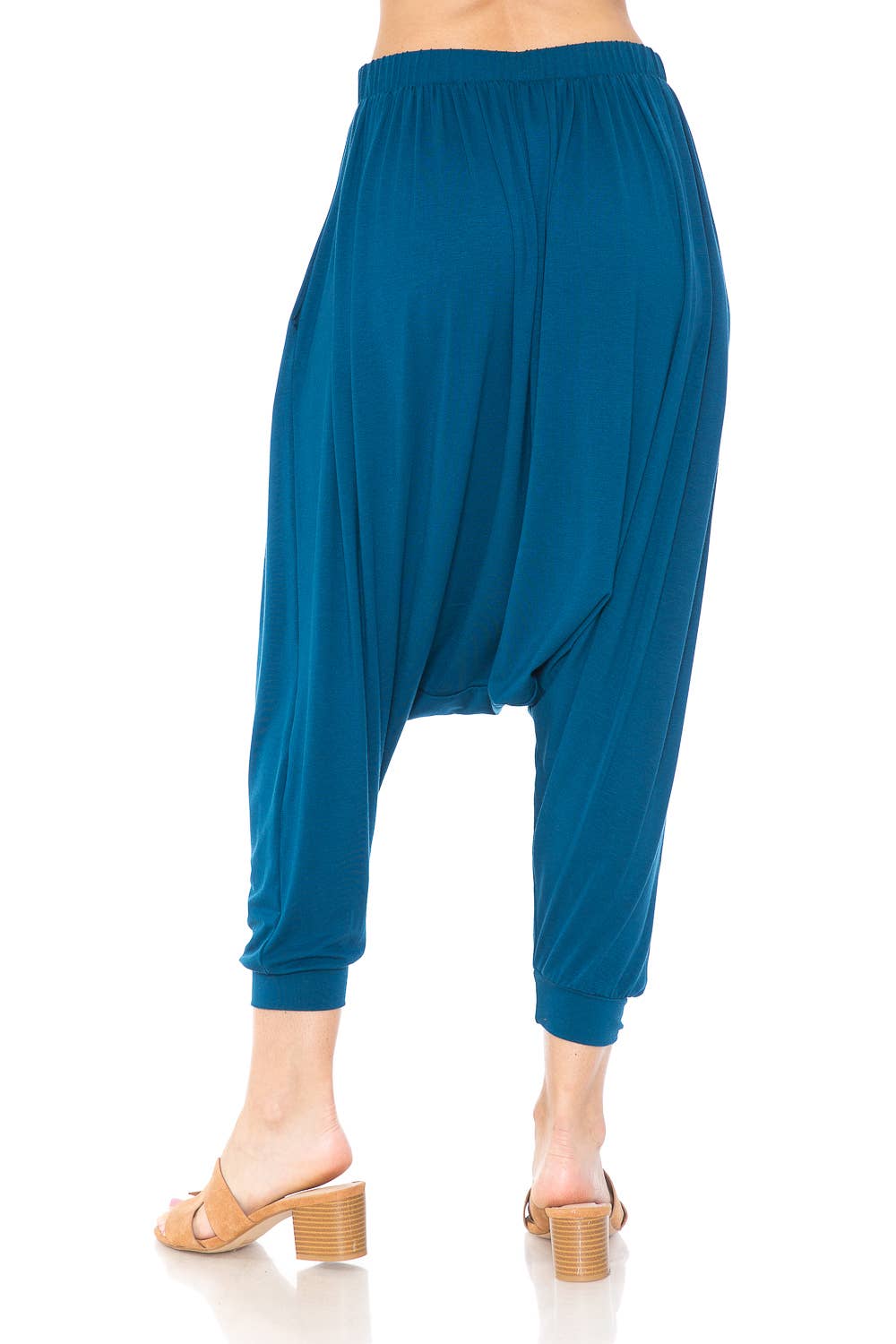 Allium - Vente Pantalon – femme - Sarouel avec taille élastique et poches3