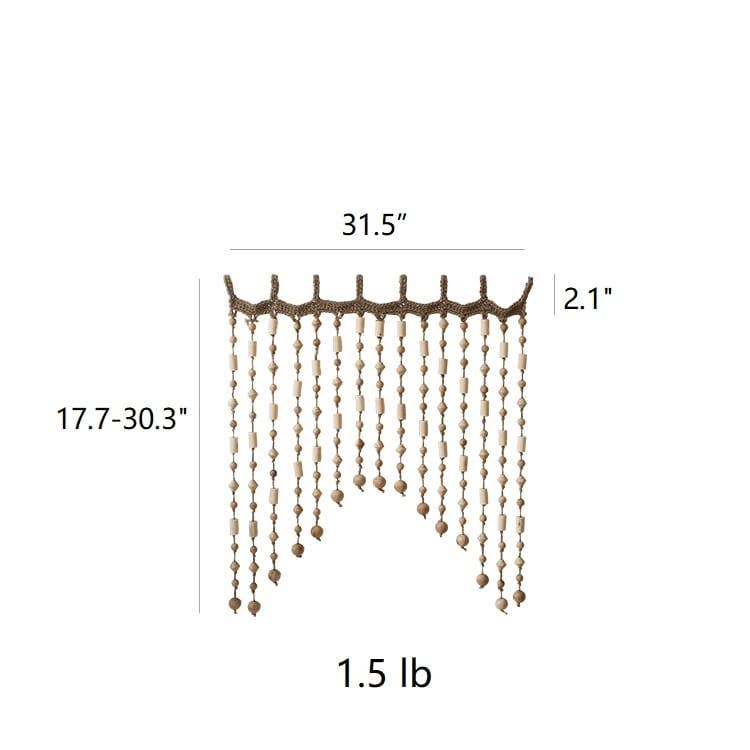 Rustic Reach - Wholesale Curtain - Wood Beaded Door Curtain9